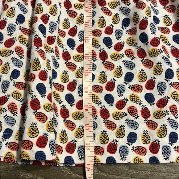 Loft Outlet Linen Pineapple Skirt Size M - Picture 5 of 9